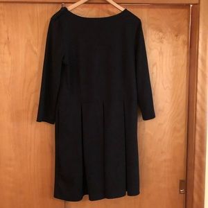 Basic black Gap dress with pleated skirt